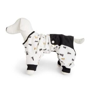 Tree-Print Pet Pajama Onesie Family PJs Christmas Holidays Dog L New